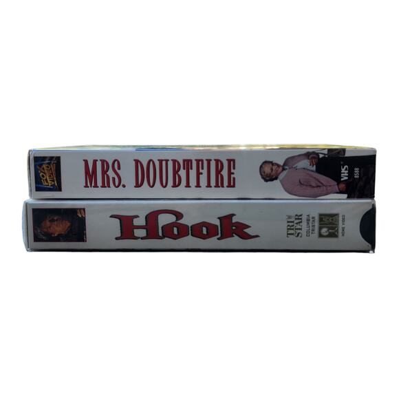 Vintage Robin Williams VHS Tapes Hook & Mrs. Doubtfire - Picture 3 of 6